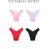美国维多利亚的秘密pink全蕾丝性感，v字腰超小三角内裤