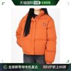 韩国直邮maisonkitsune羽绒服，女款橙色时尚保暖lw02207wq4016