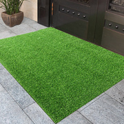 绿色草坪地垫家用入户门，脚垫进门垫阳台，防水户外垫子仿真绿草地毯