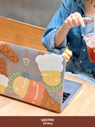 平方StudioDessert电脑保护壳 原创手绘插画冰淇淋手写创意苹果电脑保护套