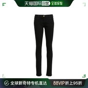 香港直邮elisabettafranchilogo标识低腰牛仔长裤pj61i41e2