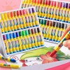 得力油画棒36色48色儿童安全无毒宝宝蜡笔幼儿，画笔彩笔腊笔套装，12色24色幼儿园油画笔彩绘棒可水洗涂鸦画画笔