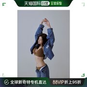 韩国直邮CK underwear 女性标志三角胸罩内裤套装 (QF7456-QF74