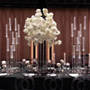 水晶烛台欧式婚庆路引，道具酒店装饰摆件软装样品，房现代玻璃蜡烛台