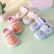 婴儿鞋6到12个月布鞋，春秋季单鞋，0-1岁男女宝宝学步鞋软底步前鞋