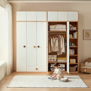 林氏家居儿童卧室家用组合整体，大衣柜子现代简约成品衣橱林氏木业