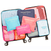 旅行收纳袋套装防水衣物收纳包旅游内衣服行李箱整理袋子六件套