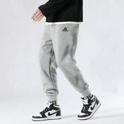 adidas阿迪达斯男裤子，休闲运动裤男士训练卫裤小脚长裤gk9258