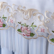 绣花暖气防尘罩暖气片罩套子花朵图案家居使用 布艺蕾丝暖气罩