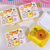 sanrio布丁狗50周年汉堡盒饭盒，可爱收纳盒零食小盒卡通杂物盒子