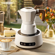 摩卡壶咖啡壶双阀意式风手冲家用器具，全自动电陶炉双压阀煮咖啡壶