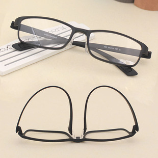韩国进口全系列超轻不变形TR90近视眼镜架带鼻托板材镜框超轻男女