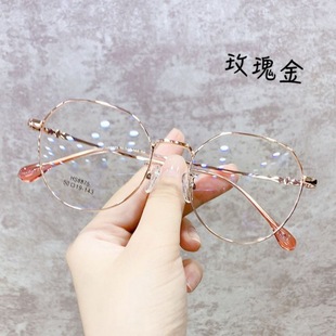 防蓝光辐射抗疲劳近视眼镜，韩版男女可配度数平光护眼超轻眼镜框架