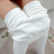 秋冬日系白色连裤袜压力瘦腿纯白色打底裤袜加厚成人lolita袜子
