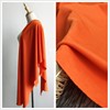 桔红色橙黄色四面弹力罗马布(罗马布)裙子裤子，西装面料涤盖棉双面布料