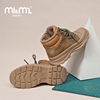 m1m2西班牙童鞋儿童马丁靴2024男女童工装靴户外高帮帆布靴子