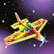 拼装航模飞机儿童益智地摊玩地摊具魔术回旋飞机泡沫