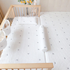 婴儿床床笠纯棉a类新生儿童床品拼接床垫套罩宝宝床单床垫套定制