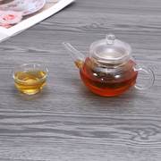 耐热玻璃茶具花草茶壶玻璃煮茶壶，功夫茶具水果茶，家用侧把泡茶透明