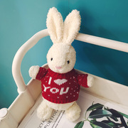 兔子毛绒玩具小白兔公仔玩偶可爱布娃娃女生安抚陪睡兔年吉祥礼物