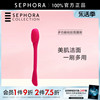 sephora丝芙兰粉色双头，多功能硅胶面膜刷上脸，舒适均匀涂抹干净