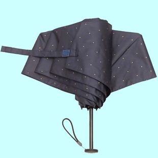 日本超轻羽毛遮阳伞小清新波点铅笔伞防紫外线太阳伞uv轻巧笔袋伞
