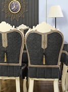 欧式餐椅套罩高档餐桌布椅子套罩凳子，家用餐桌椅子套防滑坐垫套装