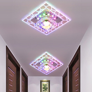 家装水晶吸顶灯过道灯走廊灯简约现代通道玄关灯入户灯2023