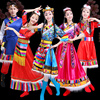 少数民族藏族舞蹈演出服装女款式服饰男士藏族服装女广场舞水袖女