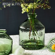 现代轻奢透明玻璃花瓶摆件家居装饰品摆设客厅餐厅插花器