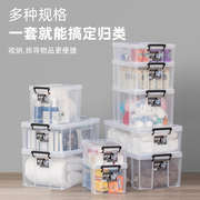 日本tenma天马劳克斯塑料透明收纳箱，衣物棉被整理箱特车载储物箱