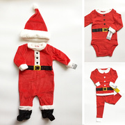 卡特Carter's圣诞老人套装 男女童分体纯棉家居服睡衣 婴儿包