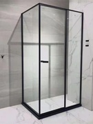 定制网红淋浴房隔断整体浴室304不锈钢化妆室乾湿分离钢化玻璃门