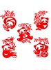 熊猫剪纸手工艺术成品儿童幼儿园窗花中国风特色送老外