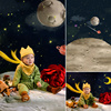 儿童宇航员星空宇宙主题油画，背景布影楼(布影楼)摄影拍照室内道具宝宝周岁