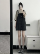 ZY潮人馆减龄牛仔背带裙子夏季2023设计感显瘦连衣裙女装短裙