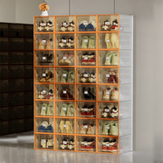 透明鞋盒收纳盒塑料家用放鞋子，收纳抽屉式鞋架，防尘省空间神器鞋柜