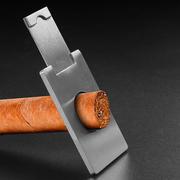雪茄古巴雪茄便携式小巧锋利不锈钢单刃方形雪茄，剪雪茄配件工具