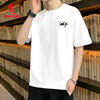 中国乔丹男士短袖t恤夏季休闲运动上衣圆领宽松透气吸汗体恤