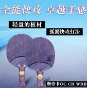 STIGA斯蒂卡乒乓球底板OC CR WRB 5层纯木弧圈进口斯帝卡乒乓球拍