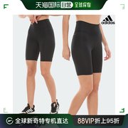 韩国直邮adidas女士，无纹5分打底裤，自行车短裤健身服