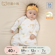龙宝宝连体衣春季新生儿睡衣夏季长袖薄款空调服和尚服婴儿衣服