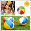 彩色充气沙滩球pvc户外戏，水球成人儿童泳池玩具小孩宝宝早教球