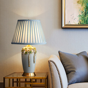 新中式陶瓷台灯创意珐琅彩客厅书房卧室床头柜样板房古典装饰灯具