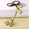 古铜钥匙扣男女多功能潮流复古风挂钥匙链创意时尚钥匙链