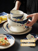 陶瓷餐具盘子菜盘家用饭碗单个汤勺碟子碗筷套装