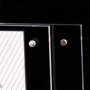 型T亚克力透明强磁抽拉式台卡 有机玻璃展示架展示牌制品