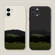 森林暗夜风景适用于iPhone15pro手机壳苹果13/12/7plus小米14华为P60荣耀90vivoS17E透明xr小众xsmax/11魅族