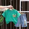 男童夏装1一3岁宝宝短袖两件套装，洋气小童夏季韩版衣服婴儿童装潮