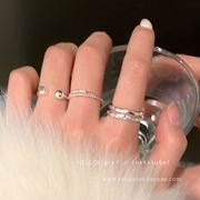 设计感几何不规则套装戒指女潮轻奢小众高级感食指戒时尚个性指环